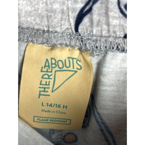 Therabouts Boys Large 14/16 Husky 2 Piece Pajama Set "Press Play" Gamer Gray - Picture 4 of 7